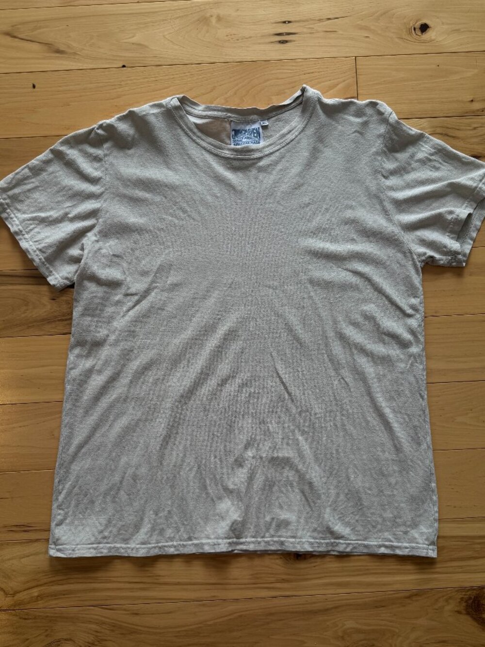 Jungmaven T Shirt Organic Cotton & Hemp Beige Crew Tee XL